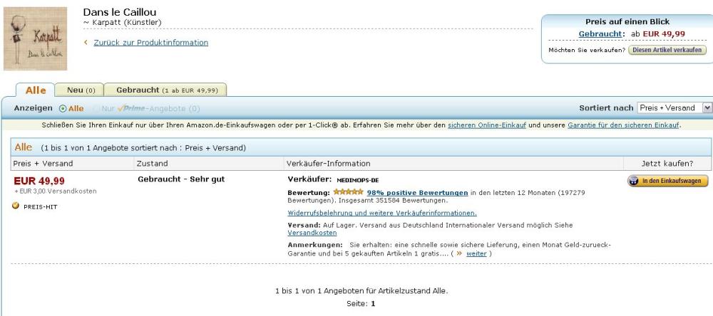 Amazon Preis-Hit